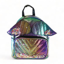 DOE A DEAR- BLACK BUTTERFLY IRIDESCENT BACKPACK