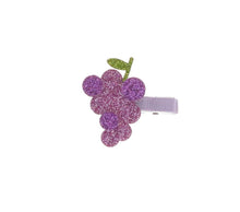 DOE A DEAR- PURPLE GLITTER GRAPE HAIR CLIP