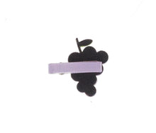 DOE A DEAR- PURPLE GLITTER GRAPE HAIR CLIP