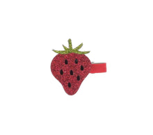 DOE A DEAR- RED STRAWBERRY HAIR CLIP