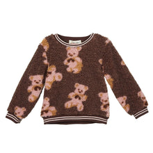 DOE A DEAR- BROWN TEDDY BEAR FLEECE SWEATSHIRT