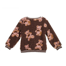 DOE A DEAR- BROWN TEDDY BEAR FLEECE SWEATSHIRT
