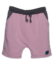 WANDER & WONDER- TWO TONE SWEATSHORTS IN CHARCOAL