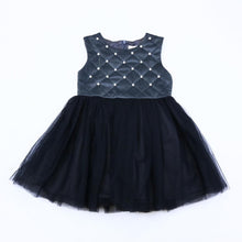 DOE A DEAR- MADI SLEEVELESS SUEDE PEARL DRESS IN GREY