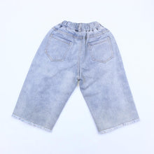 DOE A DEAR- 3-D CANDY WIDE LEG DISTRESS JEANS