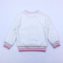 DOE A DEAR- WHITE LACE ALL OVER SWEATER