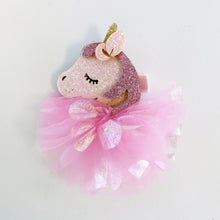 DOE A DEAR- PINK PRINCESS TULLE UNICORN HAIR CLIP