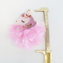 DOE A DEAR- PINK PRINCESS TULLE UNICORN HAIR CLIP
