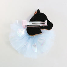 DOE A DEAR- BLUE PRINCESS TULLE UNICORN HAIR CLIP