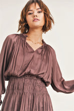 RESET BY JANE- SMOKING DETAIL LAYERED DRESS