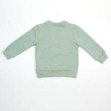 DOE A DEAR- L/S CREWNECK BUNNY GLASSES SWEATER IN SAGE