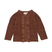 MINYMO- COCOA BROWN KNIT CARDIGAN