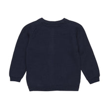 MINYMO- BABY NAVY KNIT CARDIGAN