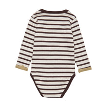 MINYMO- LONG SLEEVE PINSTRIPE ONESIE