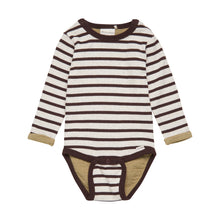 MINYMO- LONG SLEEVE PINSTRIPE ONESIE
