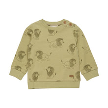 MINYMO- BABY BOY OLIVE LION SWEATSHIRT