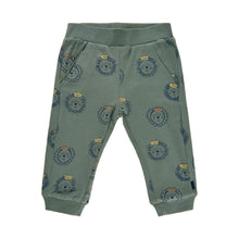 MINYMO- BABY AGAVE GREEN LION SWEATPANTS