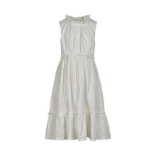 CREAMIE- CLOUD WHITE EMBROIDERY DRESS