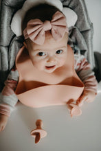 THREE HEARTS- BABY BAR & CO. SILICONE BABY MEAL BIBS