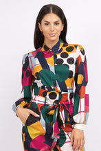 MOON COLLECTION- COLOR BLOCK TAILORED BUTTON DOWN