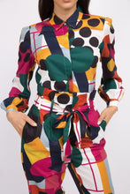 MOON COLLECTION- COLOR BLOCK TAILORED BUTTON DOWN