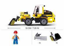 TEXAS TOY DISTRIBUTION- 2-IN-1 FORKLIFT TRUCK BUILDING BRICK KIT (200 PCS)