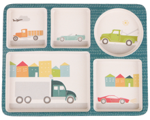 LOVE MAE- DIVIDED PLATE SET - CARS