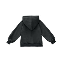 OMAMIMINI- KIDS TERRY HOODIE IN BLACK