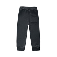 OMAMIMINI- KIDS TERRY JOGGERS IN VINTAGE BLACK