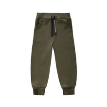 OMAMIMINI- KIDS TERRY JOGGERS IN VINTAGE OLIVE
