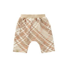 OMAMIMINI- BABY PLAID HAREM PANTS IN BEIGE