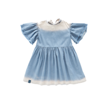 OMAMIMINI- FIT & FLARE DENIM DRESS IN BLUE CHAMBRAY