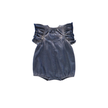 OMAMIMINI- BABY DENIM BUBBLE ROMPER