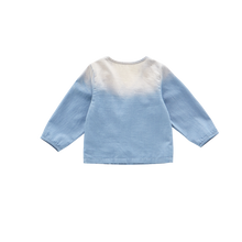 OMAMIMINI- DENIM KIMONO CARDIGAN IN CHAMBRAY