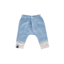 OMAMIMINI- BABY DENIM JOGGERS WITH FRONT PLEATS IN CHAMBRAY