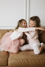 PETITE HAILEY- FLOWER CARDIGAN IN LIGHT PINK