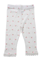 PETITE HAILEY- FLOWER LACE LEGGINGS IN LIGHT PINK