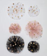 PETITE HAILEY- GOLD POLKADOT BOW CLIP