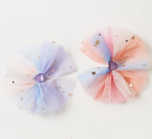 PETITE HAILEY- SMALL PINK MULTI PASTEL BOW CLIP