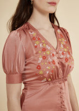 FRNCH PARIS- ADEMA  DRESS W/ EXCLUSIVE FRNCH EMBROIDERY