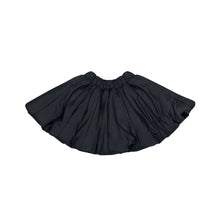 OMAMIMINI- BLACK NYLON QUILTED SKIRT