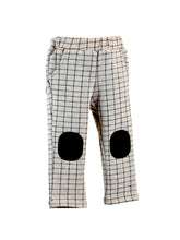 LITTLE WHO- HEATHER GREY CHECKERED PANTS