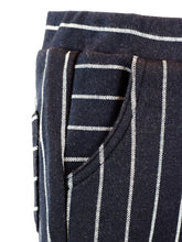 LITTLE WHO - JERSEY PINSTRIPE ELASTIC WAIST PANT IN NAVY