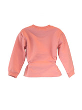 LITTLE WHO - L/S PINK RAINBOW CREWNECK SWEATER