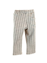 LITTLE WHO- HEATHER GREY CHECKERED PANTS