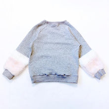 DOE A DEAR- UNICORNS & FUR SWEATSHIRT IN GREY