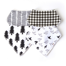Baby Bib Set - Monochrome