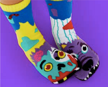 ZOMBIE & WEREWOLF - KIDS MISMATCHED SOCKS