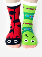 LADYBUG & CATERPILLAR - ADULT MISMATCHED SOCKS