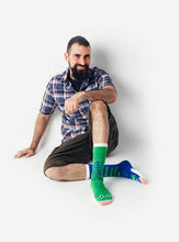 T-REX & TRICERATOPS - ADULT MISMATCHED SOCKS